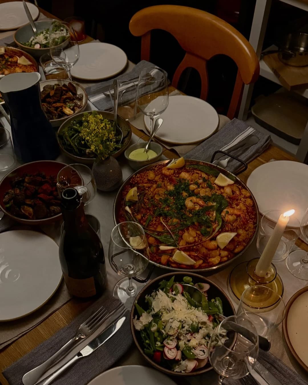 A dish from the table